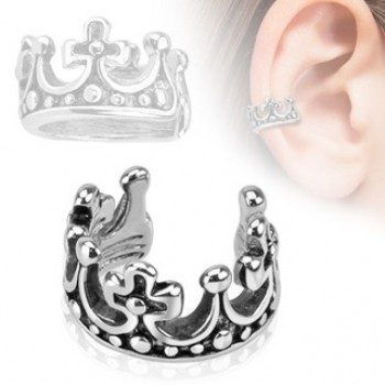 Crown Fake Ear Ring Cuff